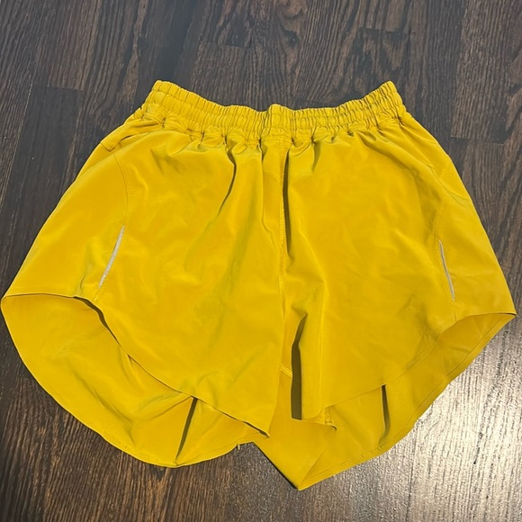 lululemon athletica Pants - Lululemon shorts mustard yellow